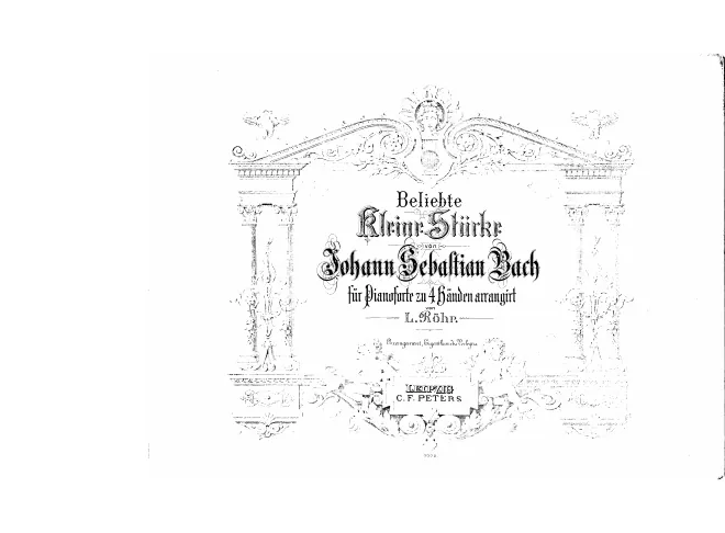 First page of Beliebte kleine Stücke
