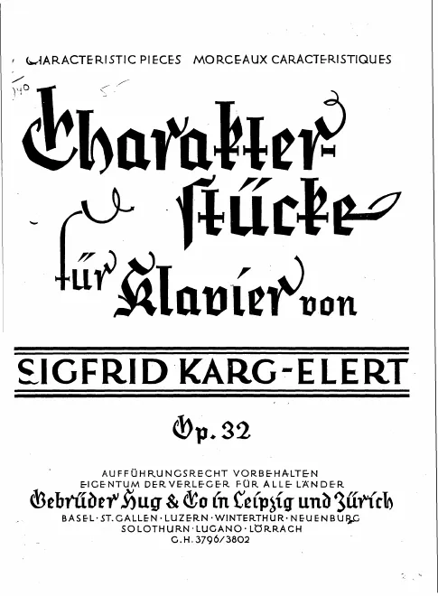 First page of 7 Characteristic Pieces