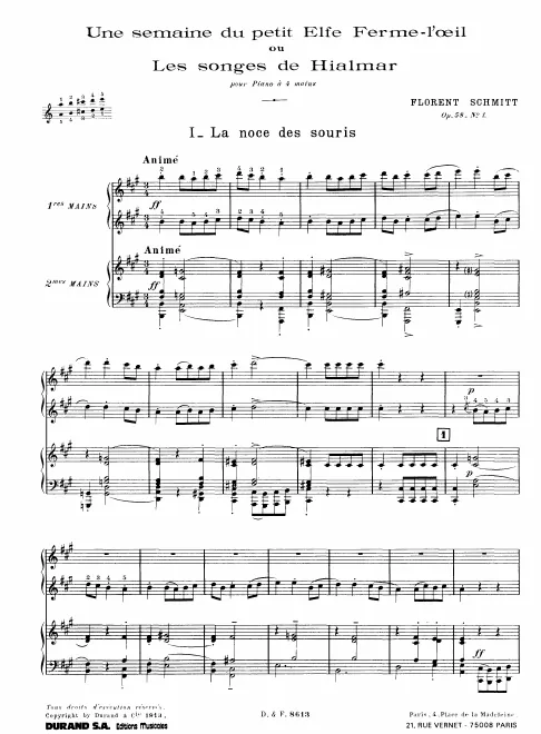 First page of Une semaine du petit elfe Ferme-l'Oeil