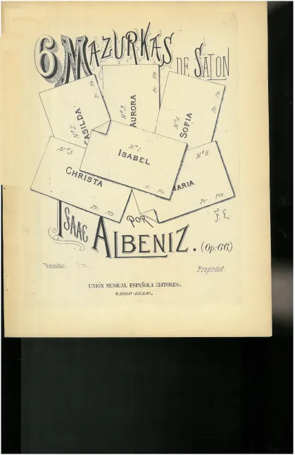 First page of 6 Mazurkas