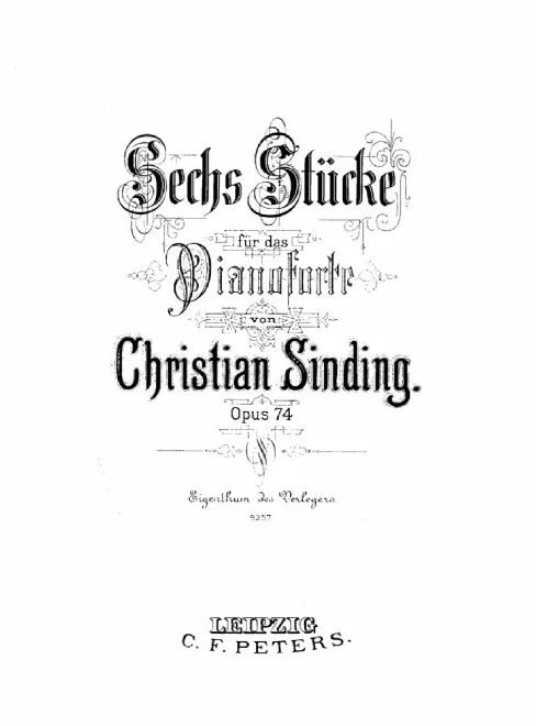 First page of 6 Stücke