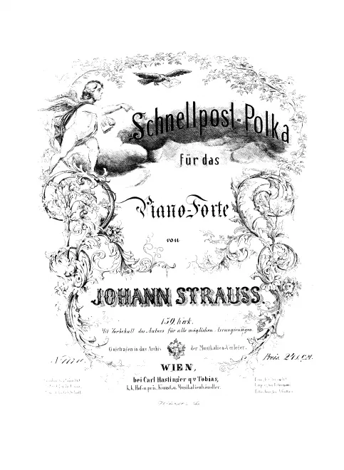 First page of Schnellpost-Polka