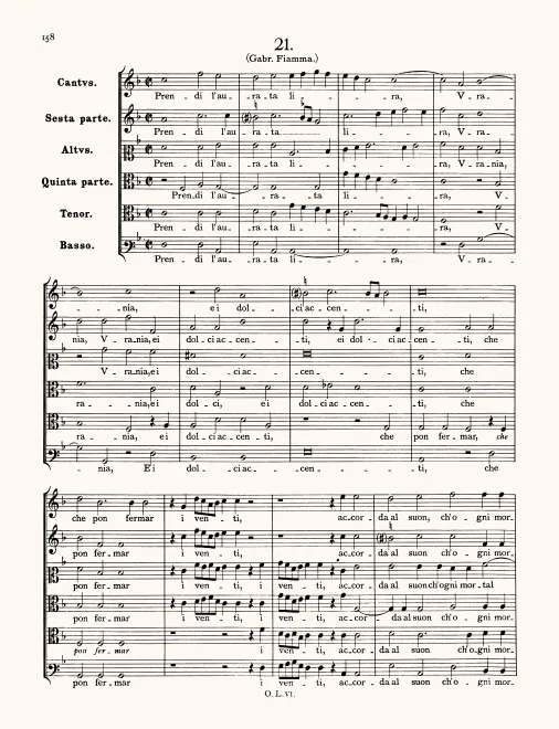 First page of Prendi l'aurata lira