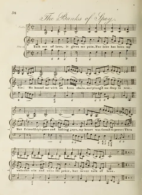 First page of The banks of Spey, Hob.XXXIa:57