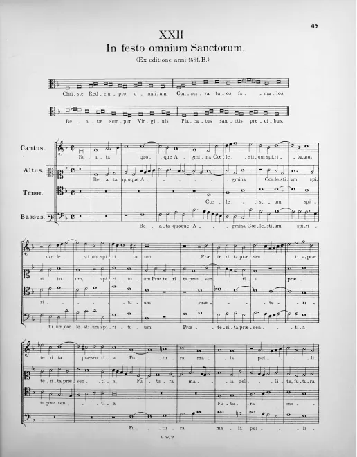 First page of Christe, Redemptor omnium, conserva tuos … Beata quoque