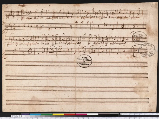 First page of Lobegesang auf die feierliche Johannisloge