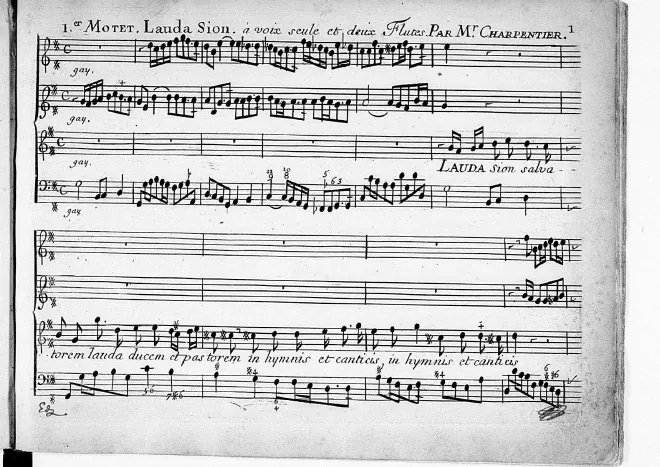 First page of Lauda Sion