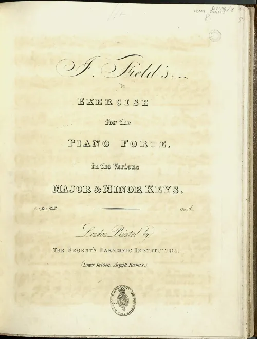 First page of Exercise modulé dans tous les tons majeurs et mineurs