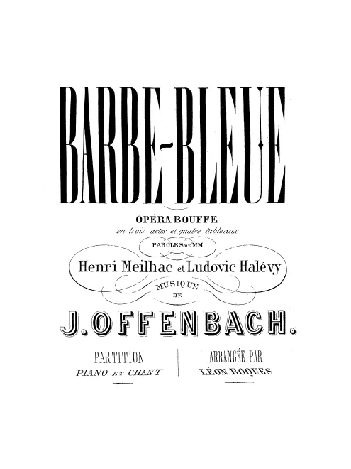 First page of Barbe-bleue