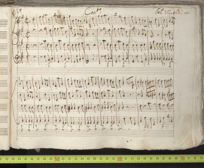 First page of Concerto for Strings in G major