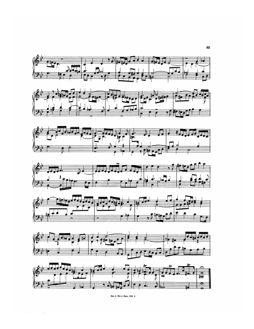 First page of Magnificat Fugue
