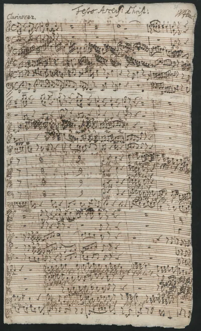 First page of Gott fähret auf mit Jauchzen