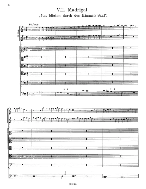 First page of Itzt blicken durch des Himmels Saal