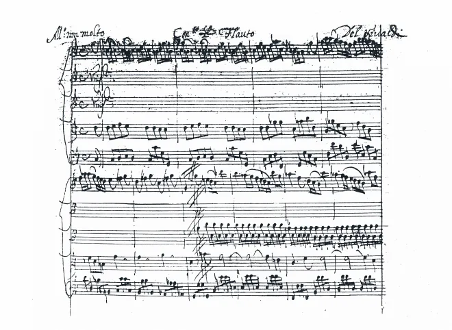 First page of Recorder Concerto in C minor