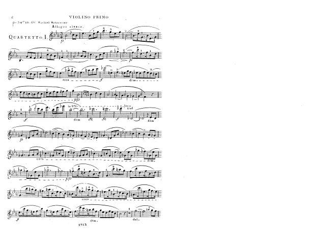 First page of String Quartet No.15