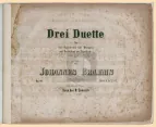 First page of 3 Duets