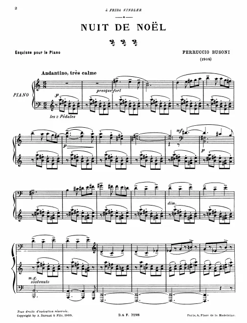 First page of Nuit de Noël