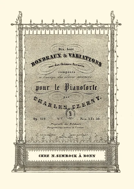 First page of 18 Rondeaux &amp; Variations sur des thêmes favoris