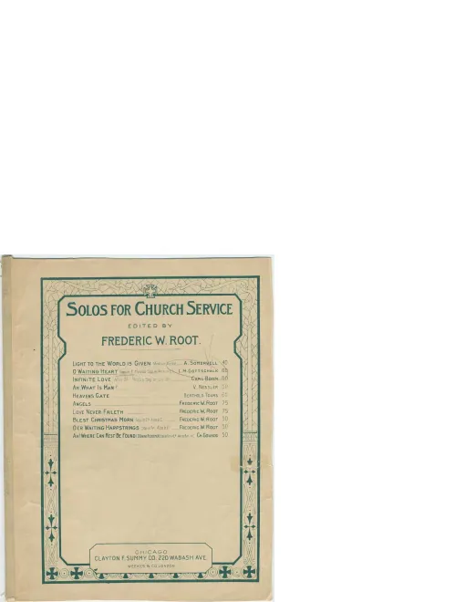First page of O Waiting Heart