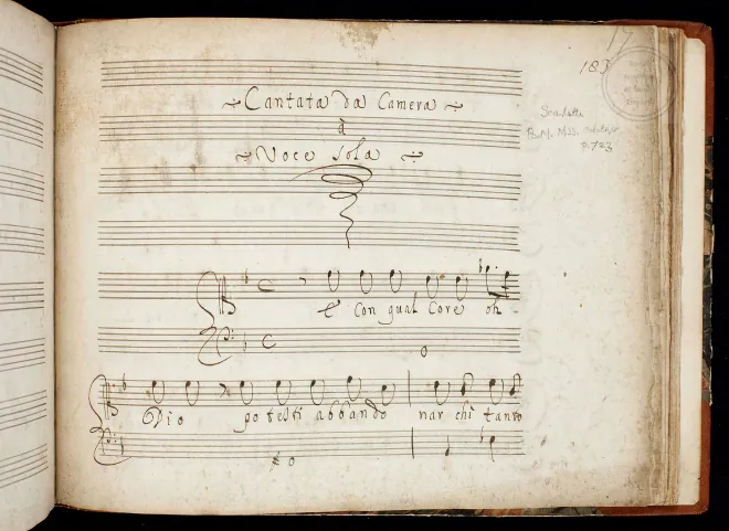 First page of E con qual core, oh Dio