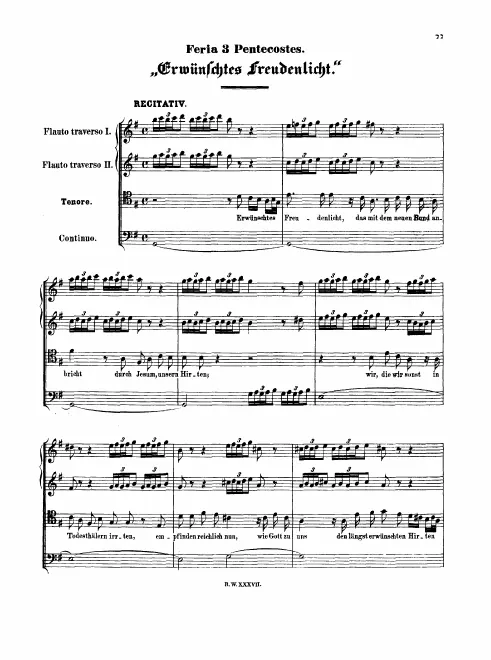 First page of Erwünschtes Freudenlicht
