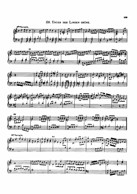 First page of Onder een Linde Groen