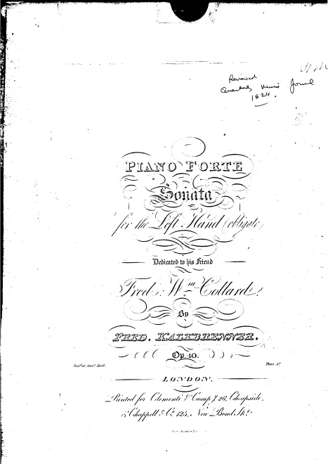 First page of Piano Sonata