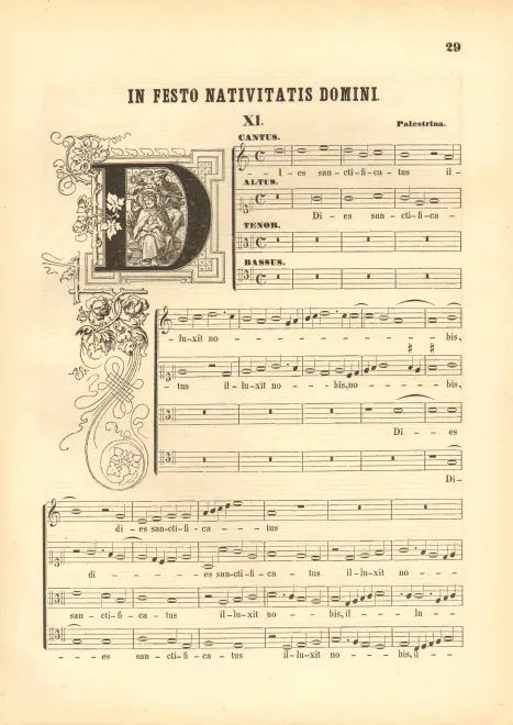 First page of Dies sanctificatus