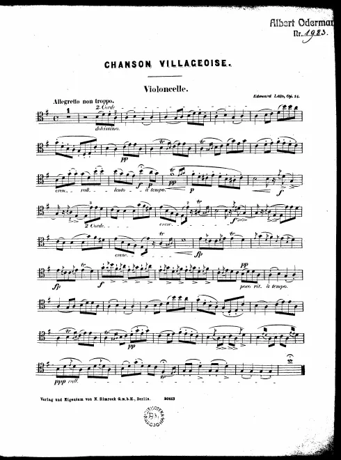 Cello Part