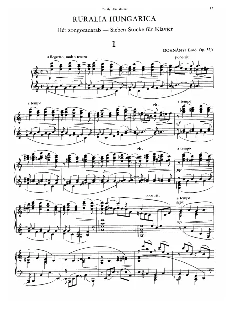 First page of Ruralia Hungarica