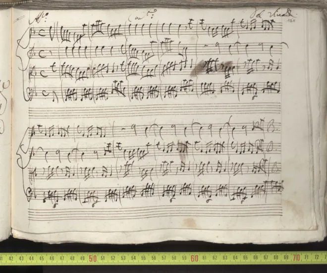 First page of Concerto for Strings in F major