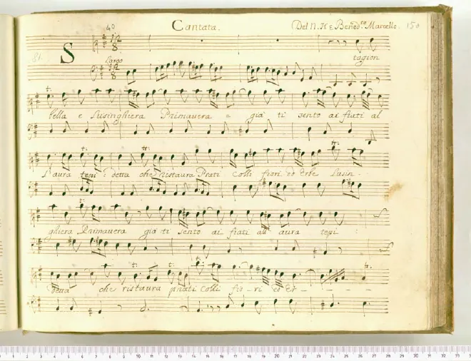 First page of Stagion bella e lusinghiera