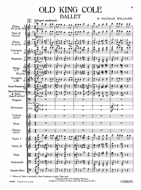 First page of Old King Cole