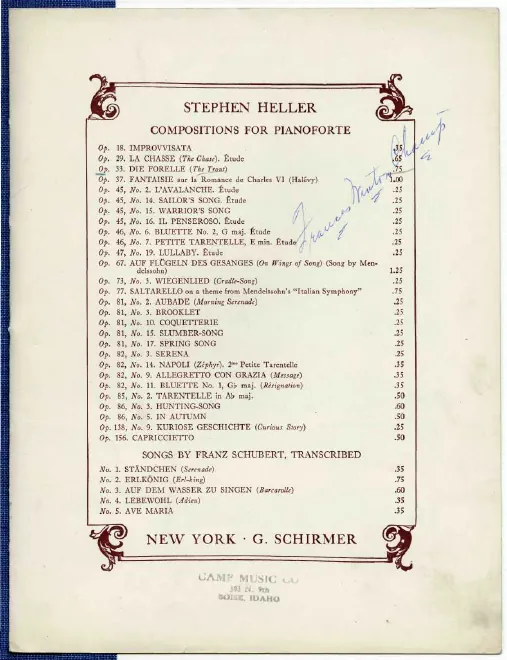 First page of Die Forelle