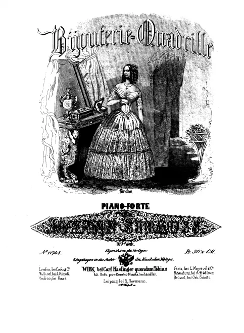 First page of Bijouterie-Quadrille