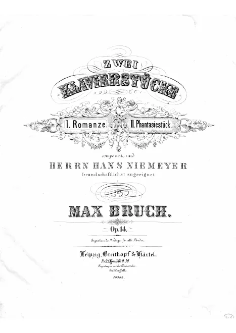 First page of 2 Klavierstücke