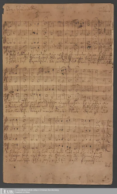 First page of Der Herr ist mein Hirte