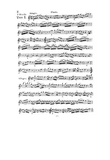 First page of 6 Trios, Liv.1