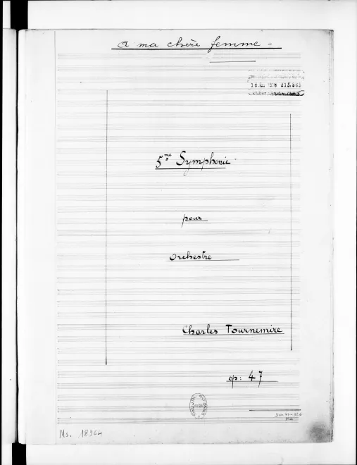 First page of Symphony No.5