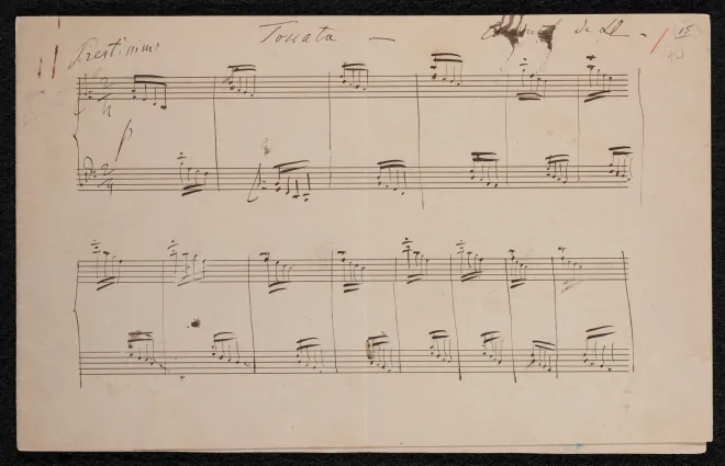 First page of Toccata