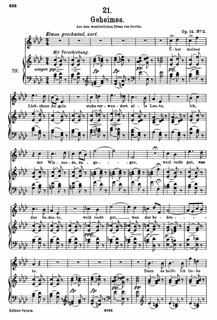 First page of Geheimes