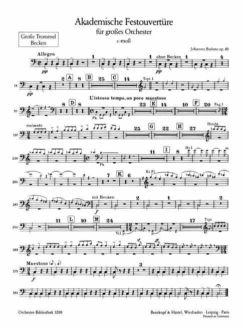 Percussion (Bass Drum, Cymbal)