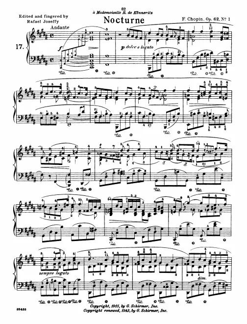 First page of Deux Nocturnes