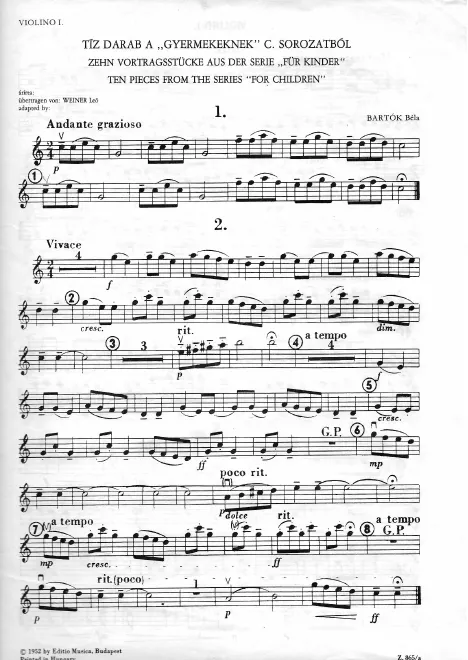First page of For Children