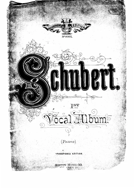 First page of Vocal Album