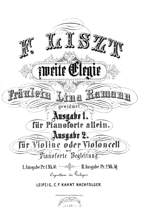 First page of Elegy No.2