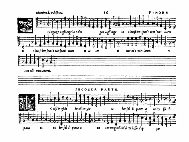 First page of Solingo e vagh'augello