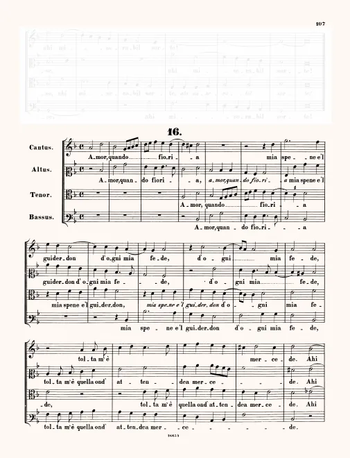 First page of Amor, quando fioria