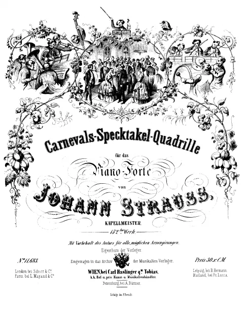 First page of Carnevals-Specktakel-Quadrille