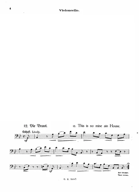 Cello (optional)